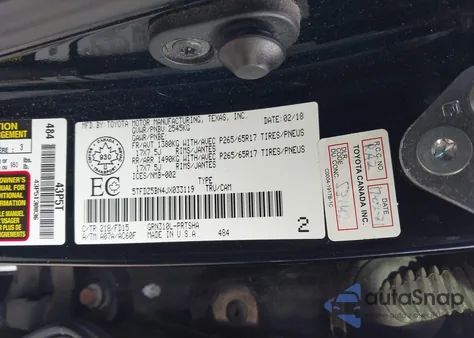 2018 Toyota Tacoma Sr5 z USA, uszkodzony, nr VIN 5TFDZ5BN4JX033119